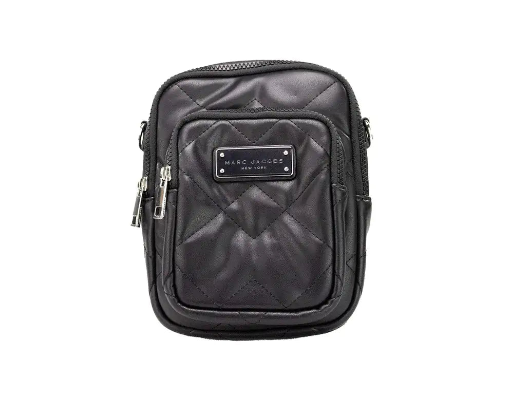 Marc Jacobs Pillow Small Black Quilted Leather Crossbody Bag