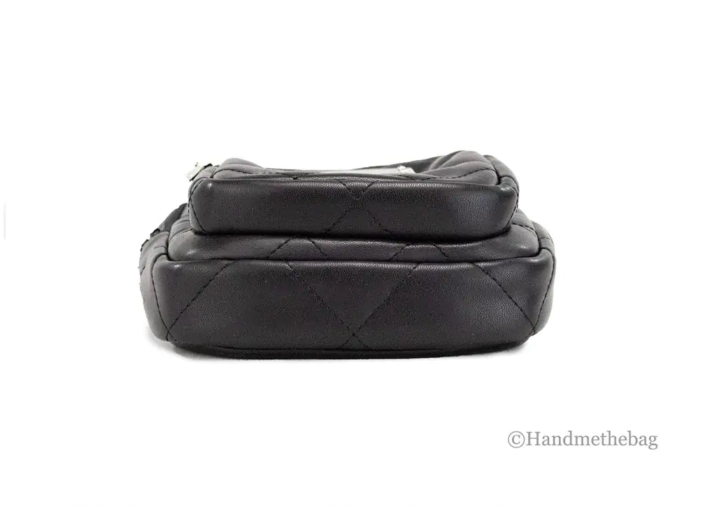 Marc Jacobs Pillow Small Black Quilted Leather Crossbody Bag