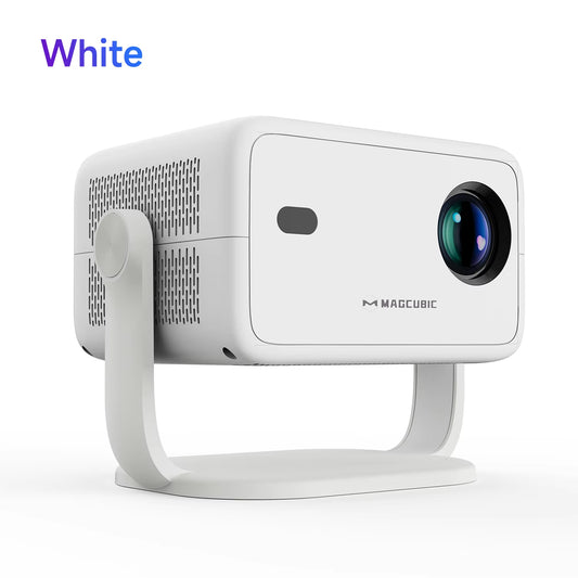 Magcubic 650 ANSI L018 4K Native Portable Projector with 1080P Auto Focus, Keystone Correction, Android 11, BT 5.2, WIFI 6, and 360° Home Cinema Capability